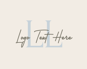 Handwritten Fashion Boutique logo