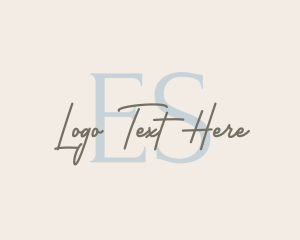 Handwritten Fashion Boutique logo design