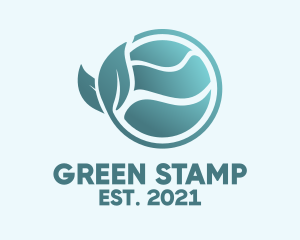 Green Plant Globe logo design