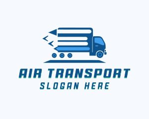 Logistics Delivery Truck logo design