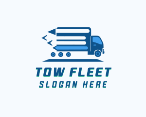 Logistics Delivery Truck logo design