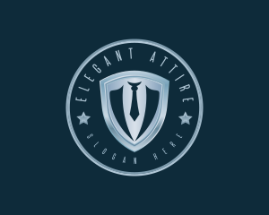 Businessman Suit Tie logo design