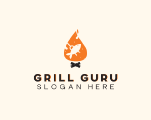 Flame Fish Grill logo