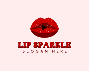 Sexy Lips Video logo design