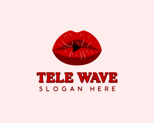 Sexy Lips Video logo design