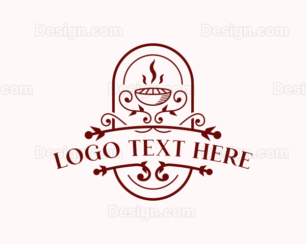 Grill BBQ Restaurant Logo