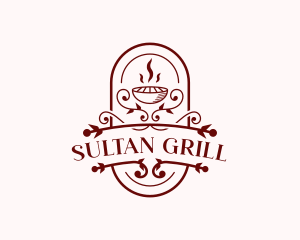 Grill BBQ Restaurant logo design