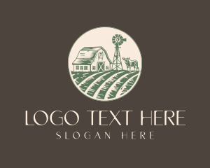 Rural Farm Windmill logo