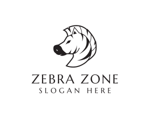 Zebra Animal Zoo logo design