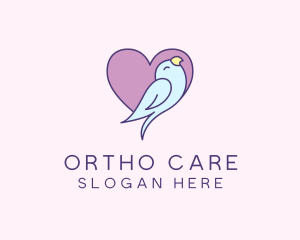 Bird Care Heart logo design