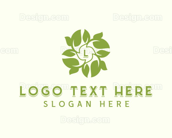 Leaf Herbal Gardening Logo