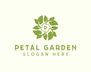 Leaf Herbal Gardening logo design