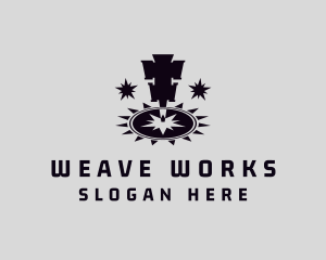 Iron Work Laser Machine logo design