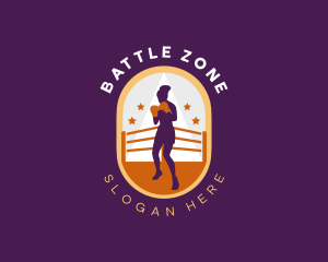 Female Boxing Tournament logo design