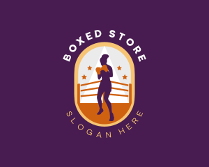 Female Boxing Tournament logo design