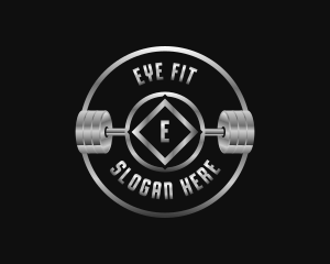 Barbell Fitness Physique logo design