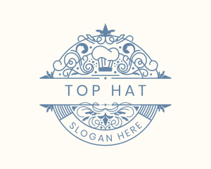 Chef Hat Emblem logo design