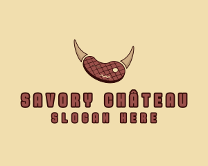 Steak Horns Grill logo design