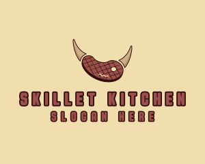 Steak Horns Grill logo design