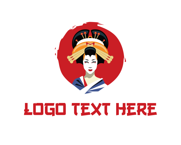 Red Sushi logo example 1