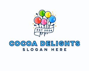 Birthday Balloon Party Logo