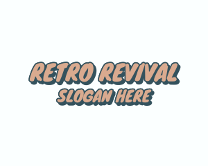 Retro Comic Style logo design