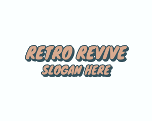 Retro Comic Style logo design