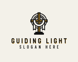 Spiritual Worship Cross logo design