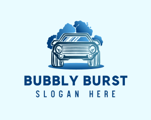 Car Wash Bubbles logo design