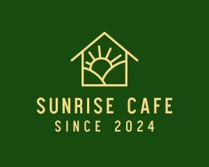 Nature Sunrise House  logo design