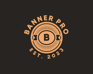 Retro Banner Studio logo design