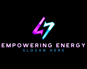 Lightning Tech Energy logo design