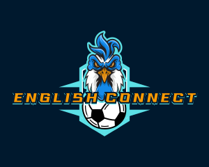 Soccer Varsity Rooster logo design