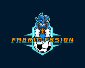 Soccer Varsity Rooster logo design