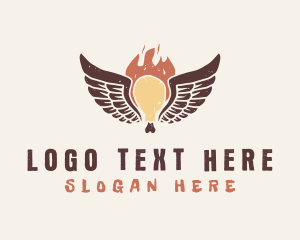 Hot Chicken Wings BBQ logo