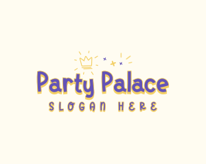 Fun Princess Party logo design