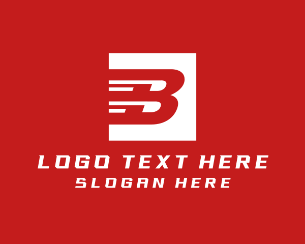 Fast Lifestyle Brand Letter B logo