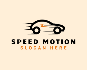 Lightning Speed Car logo design