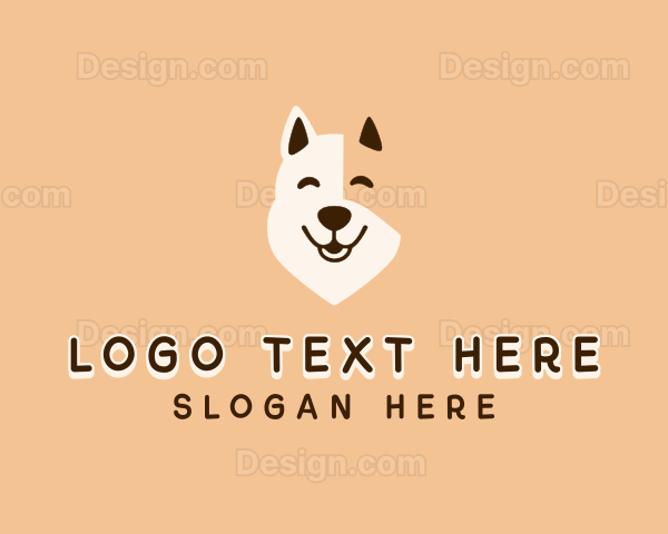 Pet Dog Grooming Logo