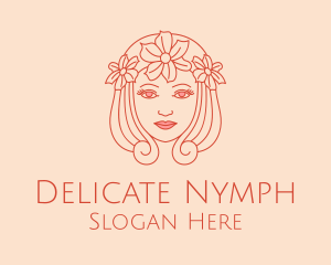 Flower Crown Woman  logo