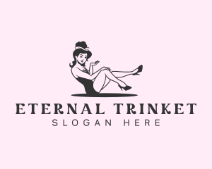 Model Woman Pinup Logo