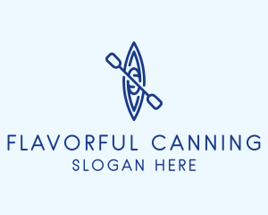 Canoe Kayak Boat logo design