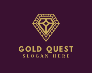 Gold Diamond Jewelry logo design