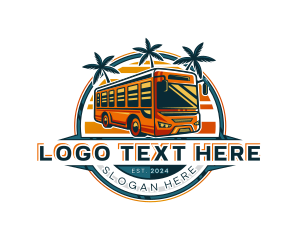 Bus Travel Tour Transportation logo