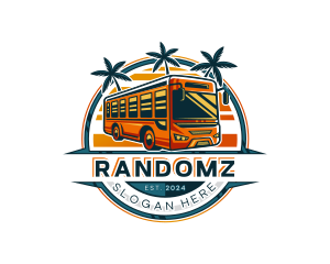 Bus Travel Tour Transportation Logo