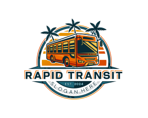 Bus Travel Tour Transportation logo