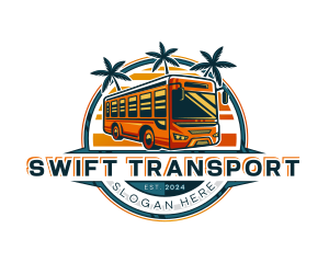 Bus Travel Tour Transportation logo