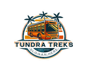 Bus Travel Tour Transportation logo design