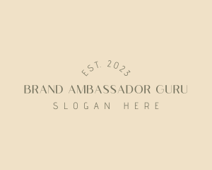 Minimalist Brand Company logo design