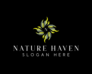 Natural Leaves Wellness logo design